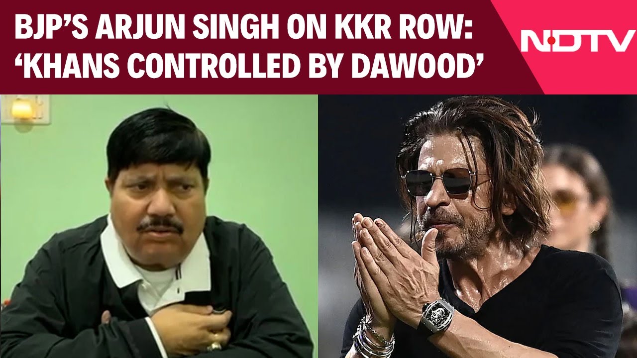KKR Bangladeshi Player Row | BJP's Arjun Singh Hits SRK In KKR Row: 'Khans Controlled By Dawood'