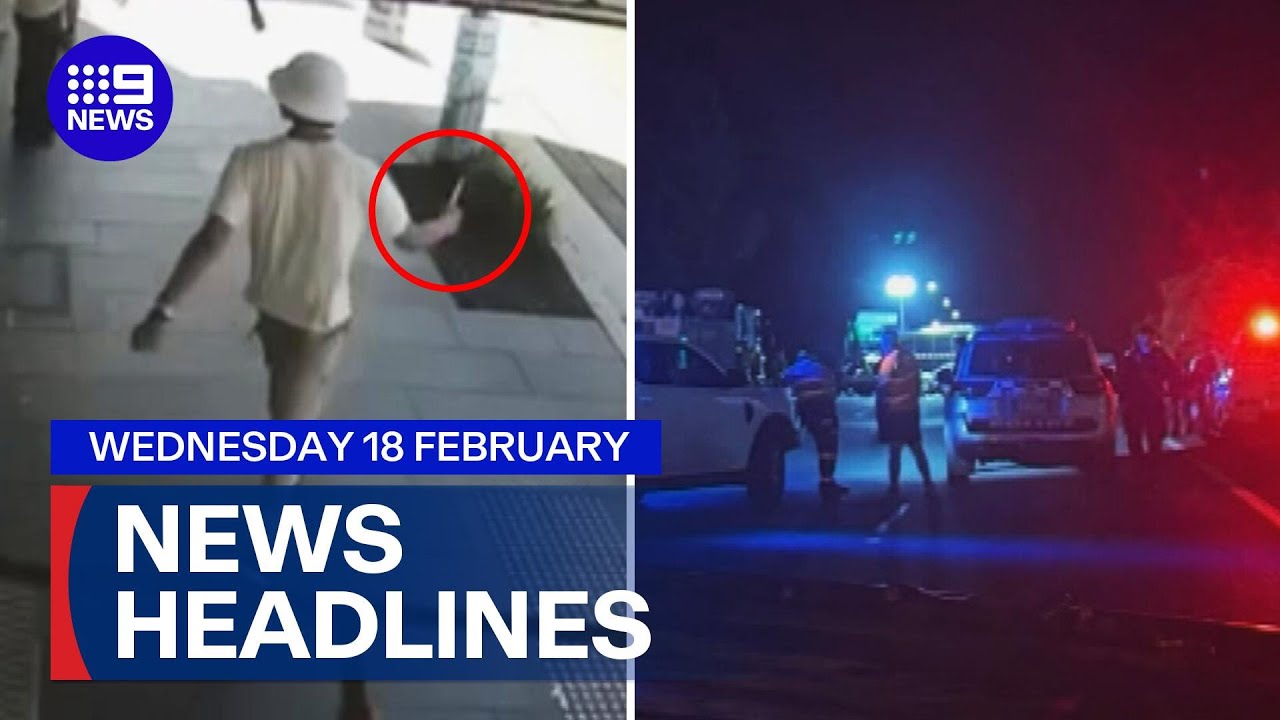 New footage of Sydney stabbing; Man killed in Bruce Highway crash | 9 News Australia
