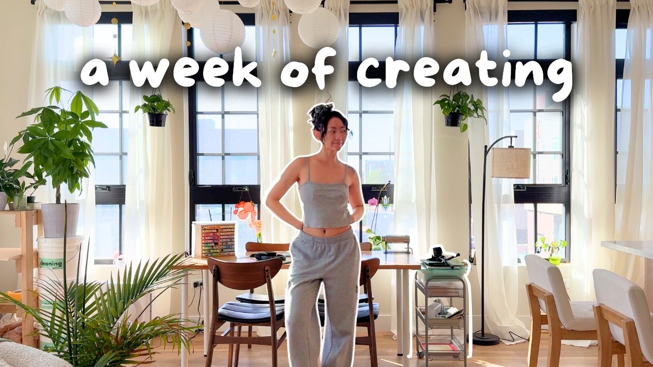 Self-Employed Artist Diaries 💌 A Week of Working, Sculpting, Drawing, Writing Letters!