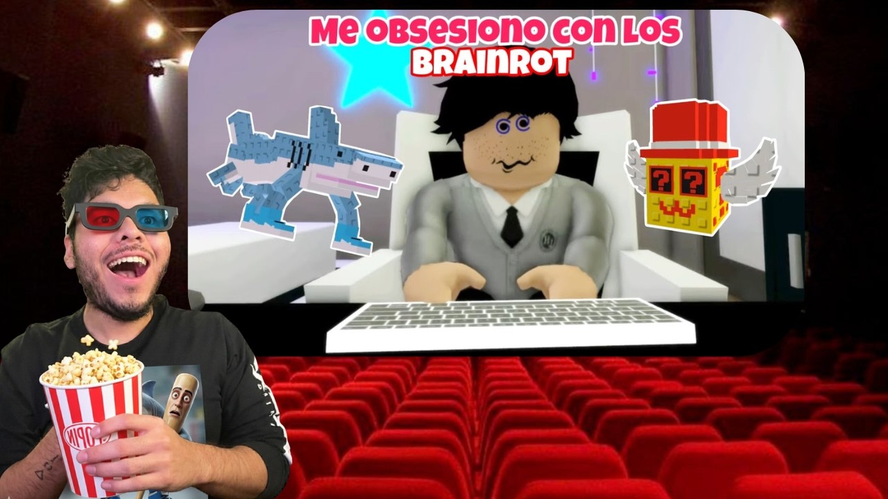 Fabian se obsesiona con los BRAINROT | Historia de Roblox Brookhaven | Leamsito
