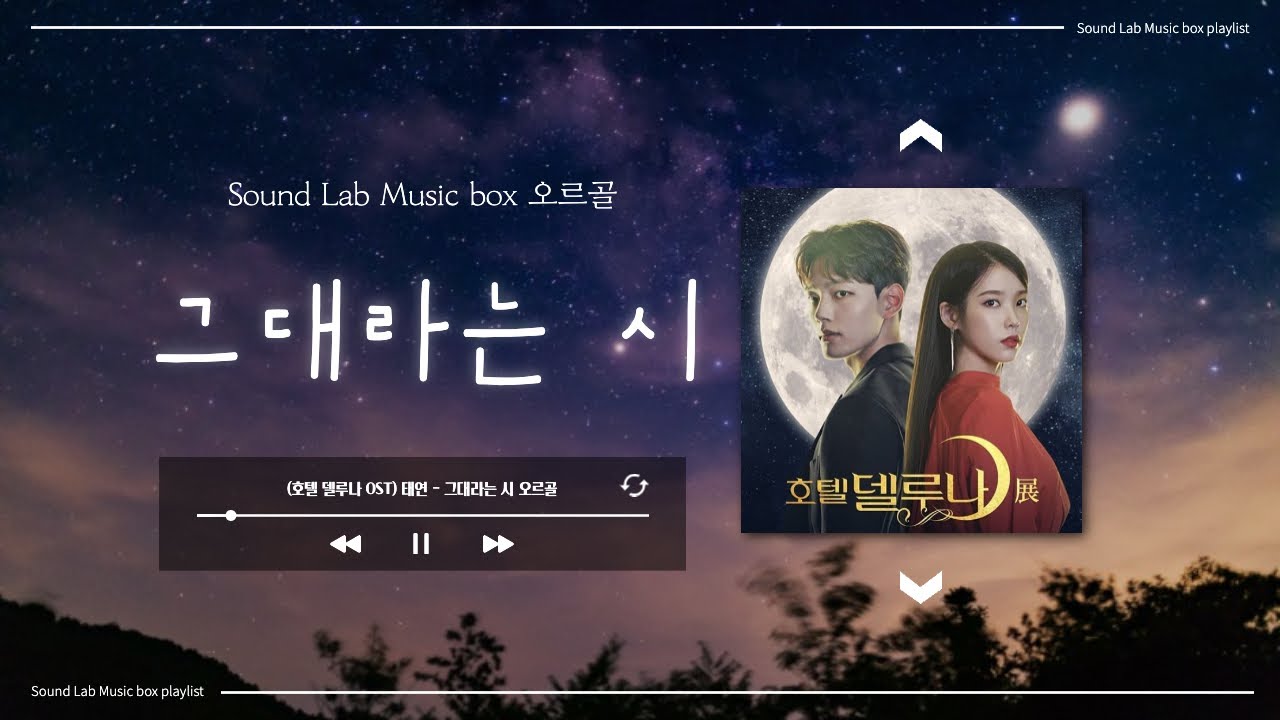 ●Music BOX● 호텔델루나 OST 그대라는시 All about you - 태연 TAEYEON  오르골