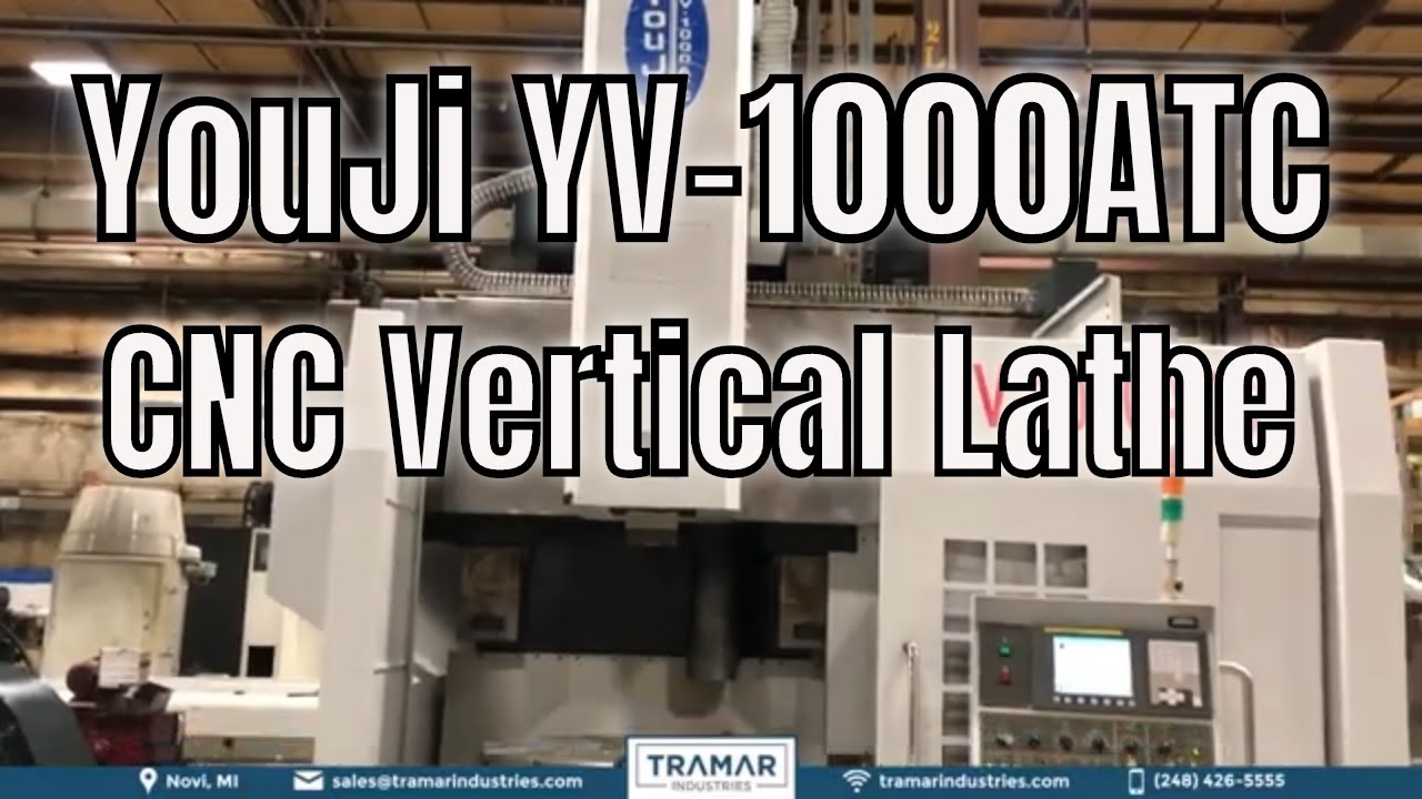 You JI YV-1000 ATC CNC Vertical Lathe