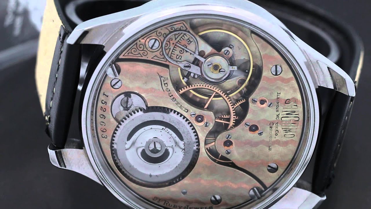 Illinois watch Co Sangamo movement working