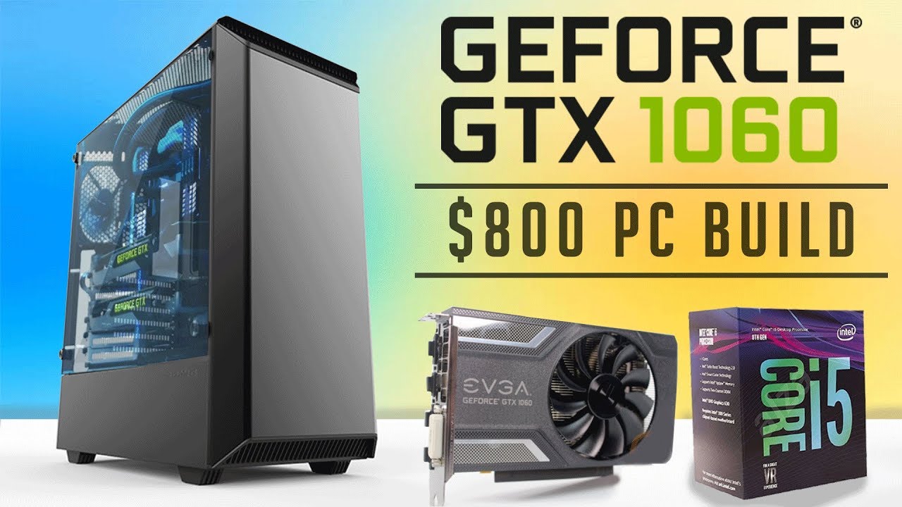 $800 Intel i5 8400 + GTX 1060 Gaming PC Build 2018! (W/ Gaming Benchmarks)