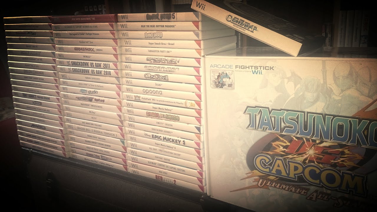 Ma Collection de Jeux Wii 2015