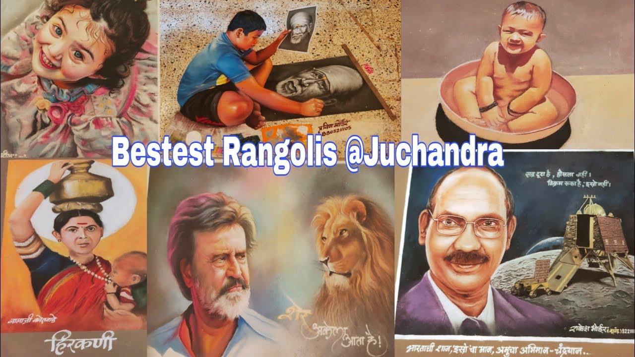 Bestest Rangolis at Juchandra | Village of Artists