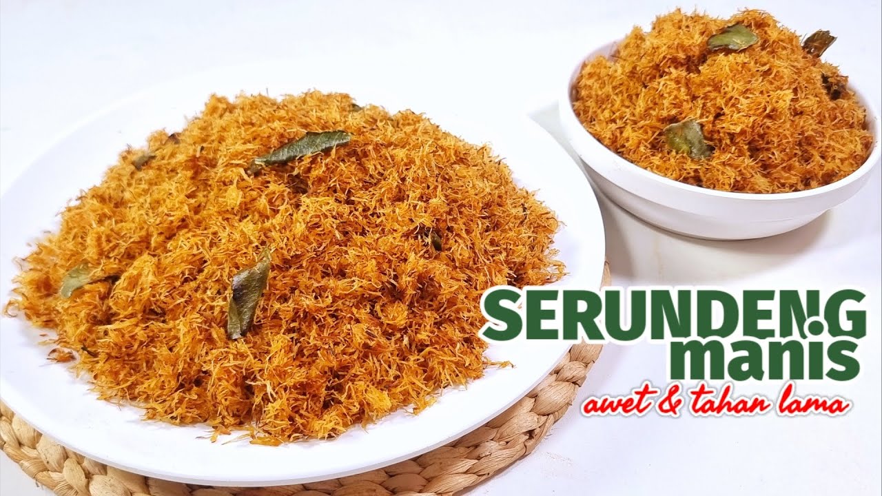 CARA MEMASAK SERUNDENG  || RESEP SERUNDENG MANIS COCOK BUAT NASI KUNING  --  AWET dan TAHAN LAMA