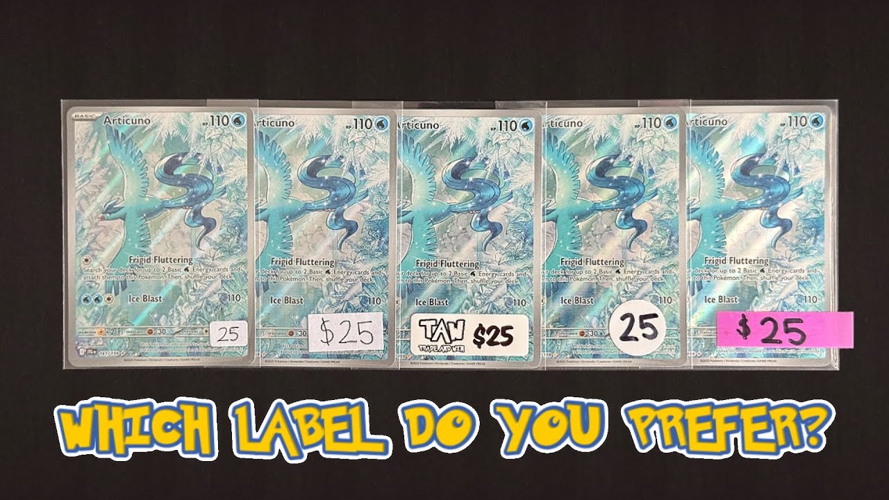Which Label To Use To Sell Your Cards?