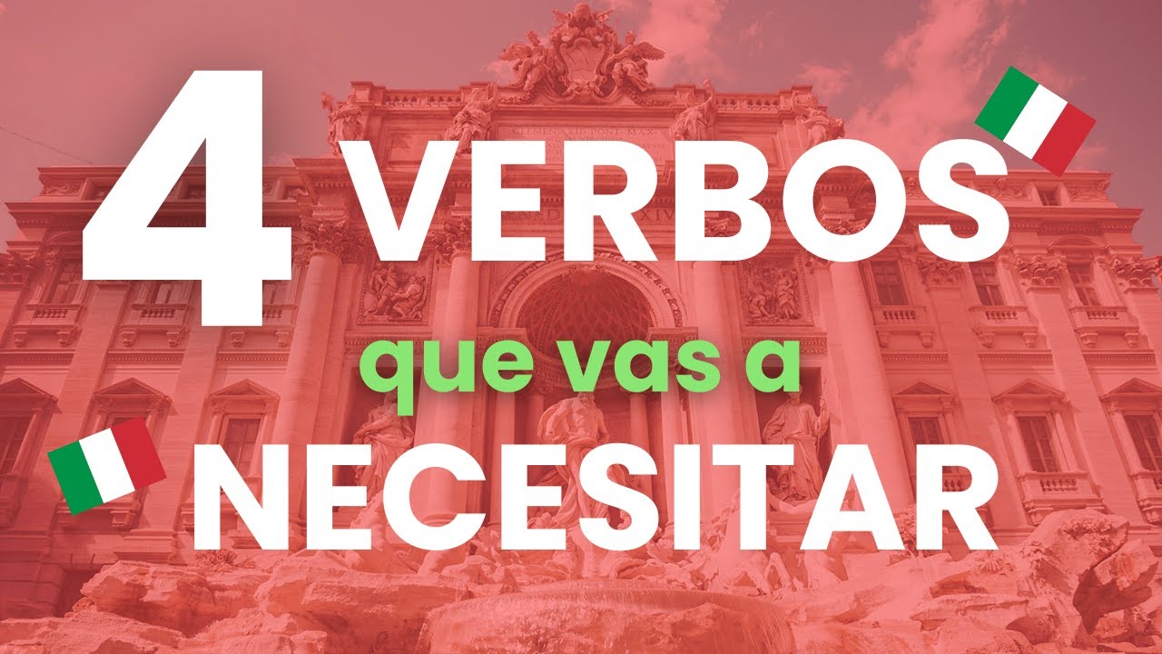Los 4 VERBOS MÁS USADOS en ITALIANO para principiantes ✅🤌