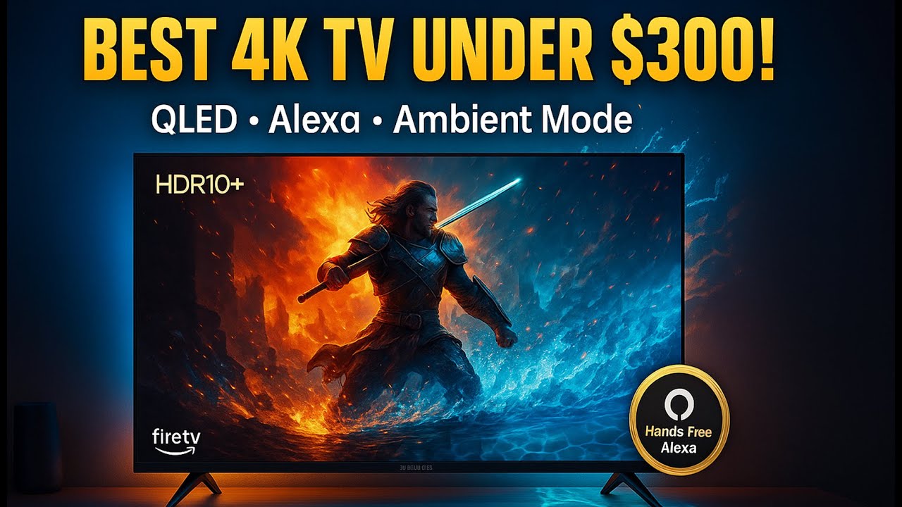 Top 4 Best Smart TVs Under $300 – 2026 Picks!