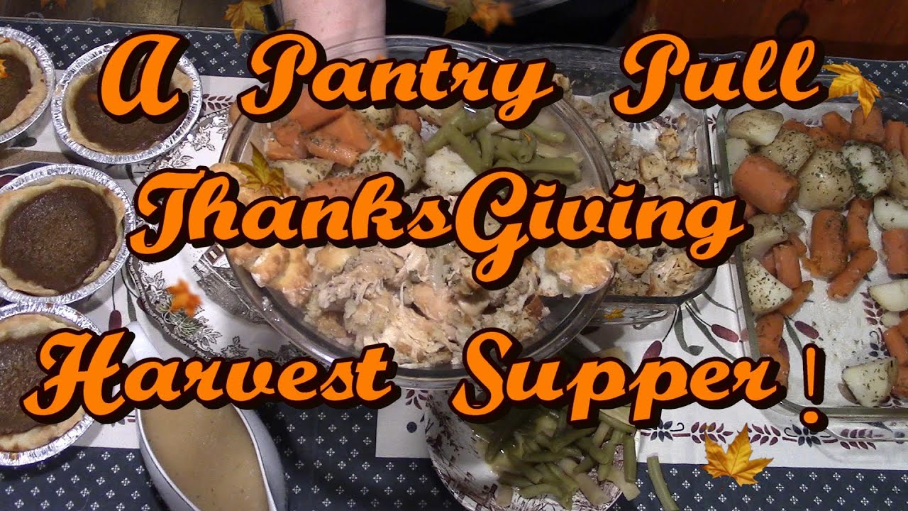 A Pantry Pull ThanksGivng In Canada!