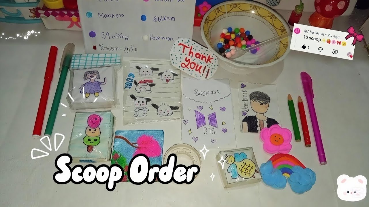 Заказывайте вместе со мной! 🌷☘️💖🎀 | #scoops #fakeorder #squishy #aestheic #craft #trending #viral...