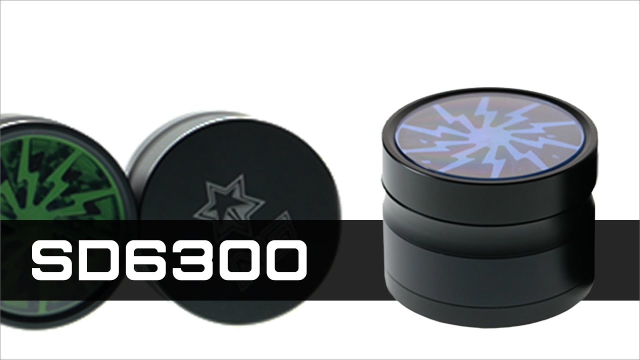 SD6300 | NG NICE GLASS 4-Piece Large Thunderbolt Grinder