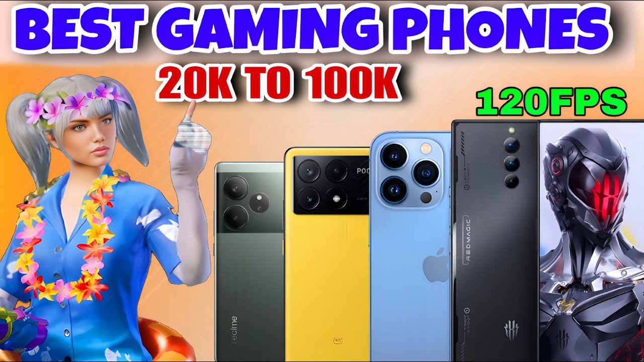 Gaming phones from 20k to 80k 🔥 | Best gaming phones for pubg mobile/bgmi 2026 120fps