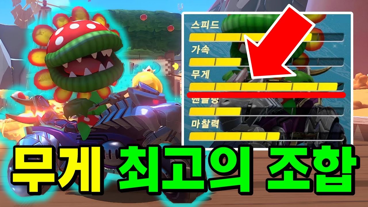 무게가 가장 무거운 조합은 몸싸움도 좋을까? [마리오 카트 8 디럭스]