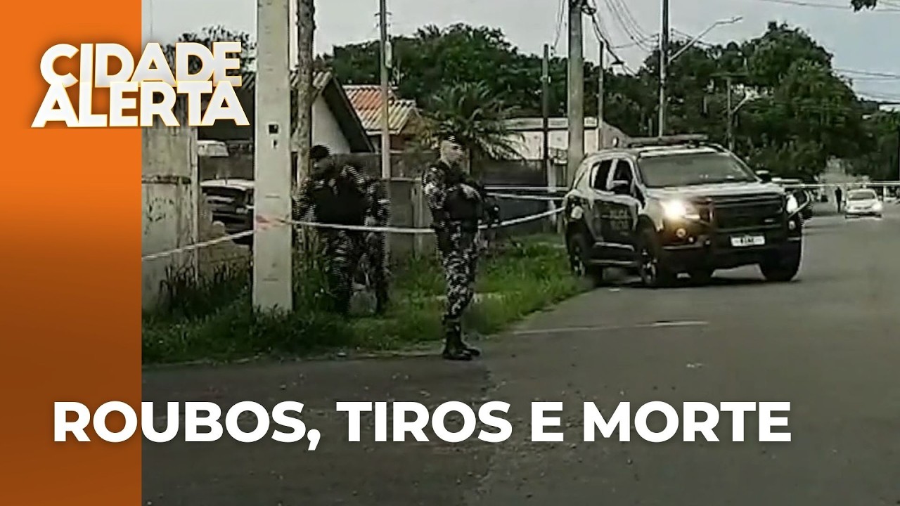 Suspeito rouba carro, faz reféns, atira na polícia e morre em confronto com a RONE