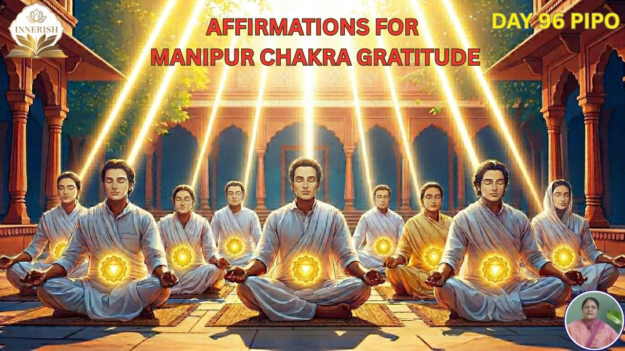 DAY 96 PIPO  Affirmations for Solar Plexus Chakra Healing , Activate Inner Power & confidence.