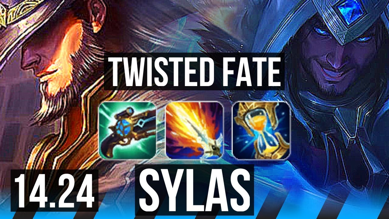 TWISTED FATE vs SYLAS (MID) | KR Master | 14.24