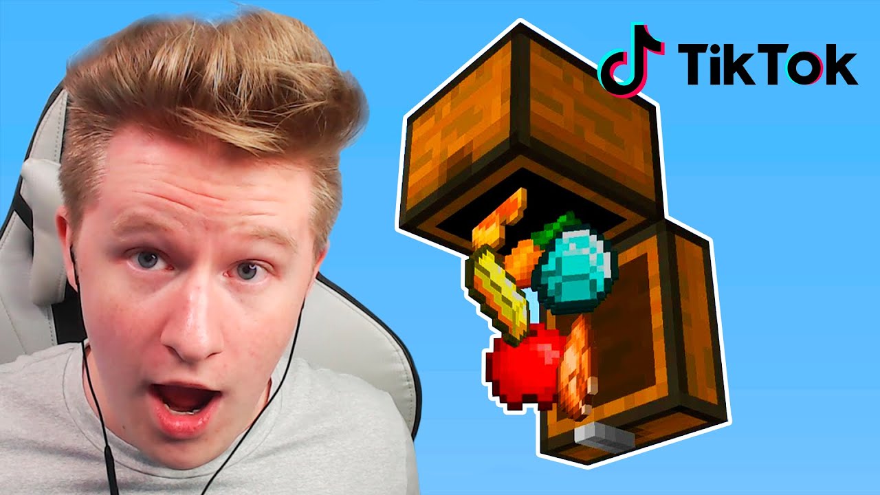 PROBAMOS los TIKTOK mas VIRALES de TODO MINECRAFT ¿FUNCIONAN? 🤔