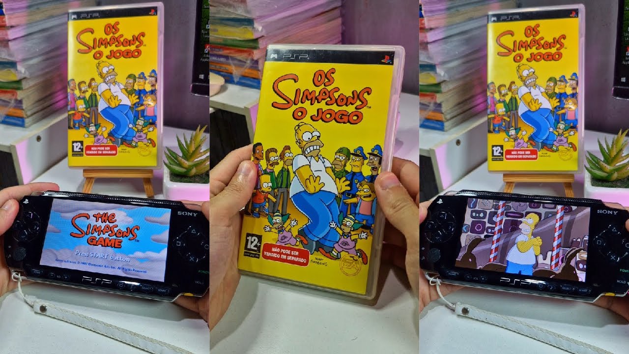 The Simpsons Game on PSP !! ASMR Testing