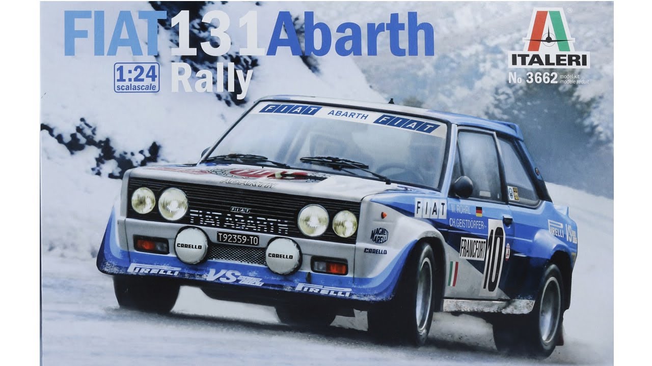 Construire la Fiat 131 Abarth Rally de chez ITALERI au 1/24