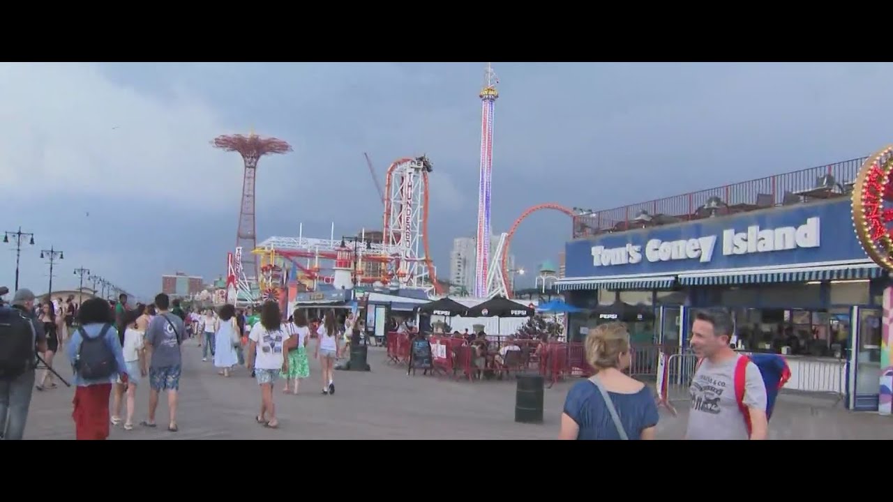 Coney Island beachgoers gear up for Fourth of July festivities