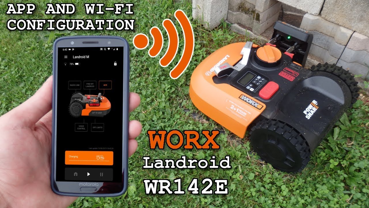 WORX Landroid WR142E • App and Wi-Fi configuration