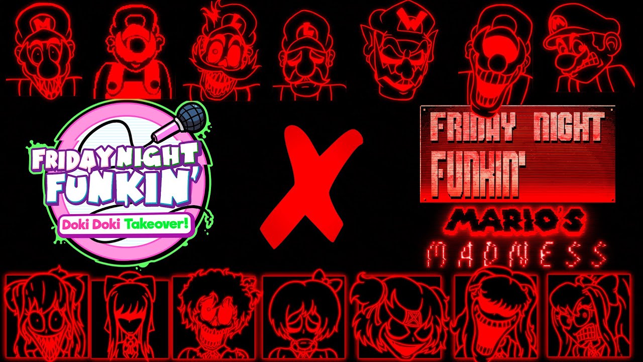 Cancelled Doki Doki Takeover x Mario's Madness V1