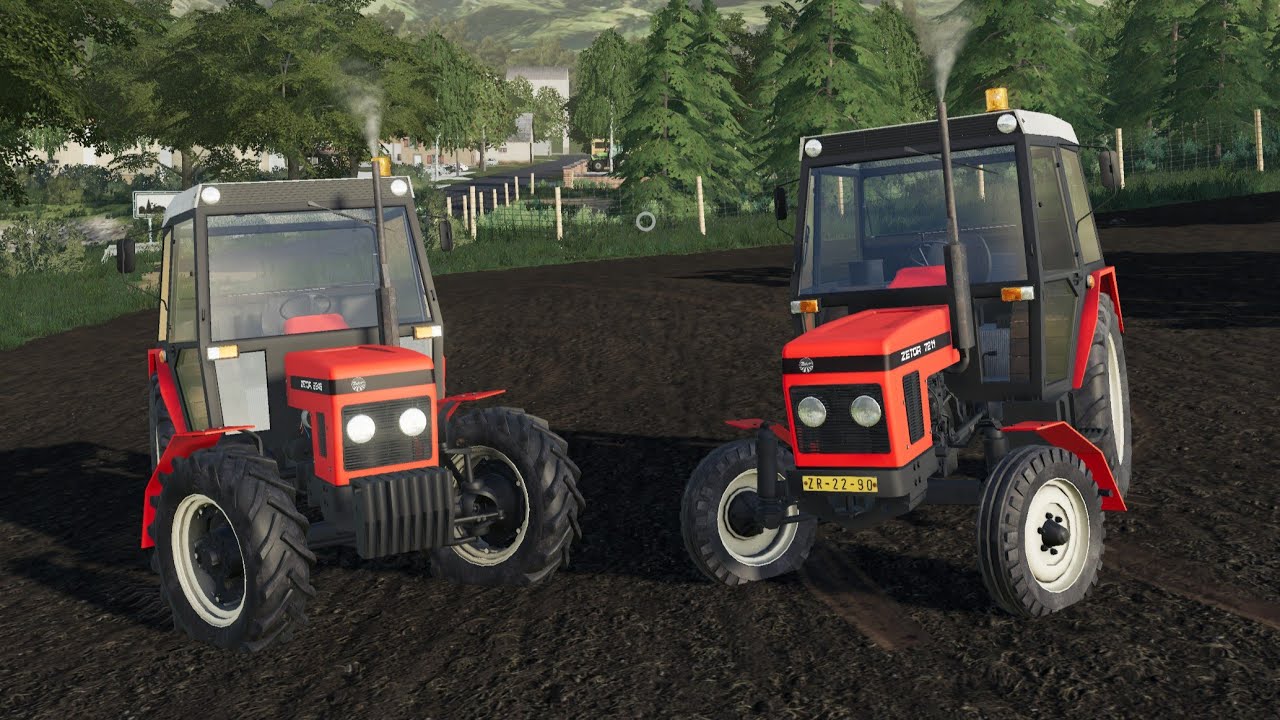 Zetor Tractors Pack (Zetor 7245 and more) - Farming Simulator 2019 [FS 19 LS 19 Tractor Mod]