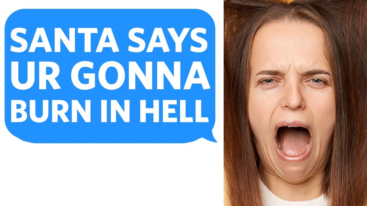 Karen says I'm going to BURN IN HELL for not BELEIVING in CHRISTMAS - Reddit Podcast
