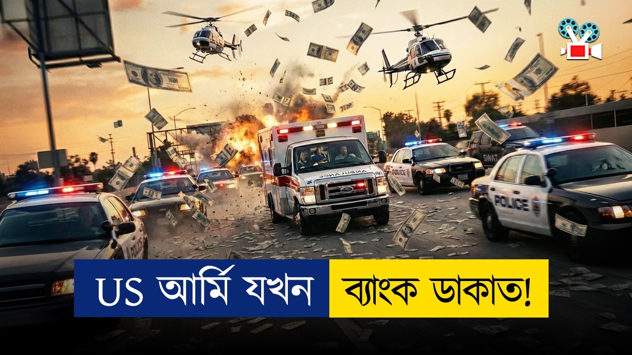 🔥🔥 স্ত্রীকে বাঁচাতে ব্যাংক থেকে ৩২ মিলিয়ন ডলার লুট! তারপর... | Movie Explained Bangla