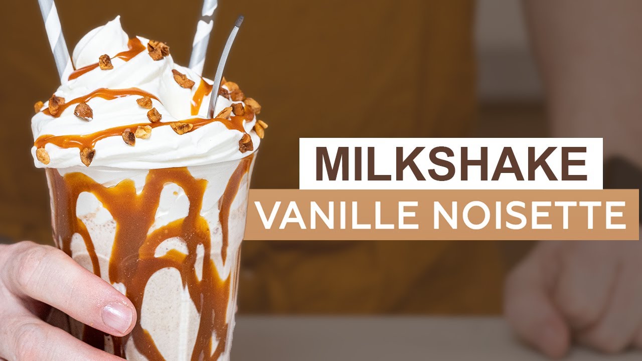 Délicieux milkshake à la noisette, vanille et caramel | Yann Couvreur