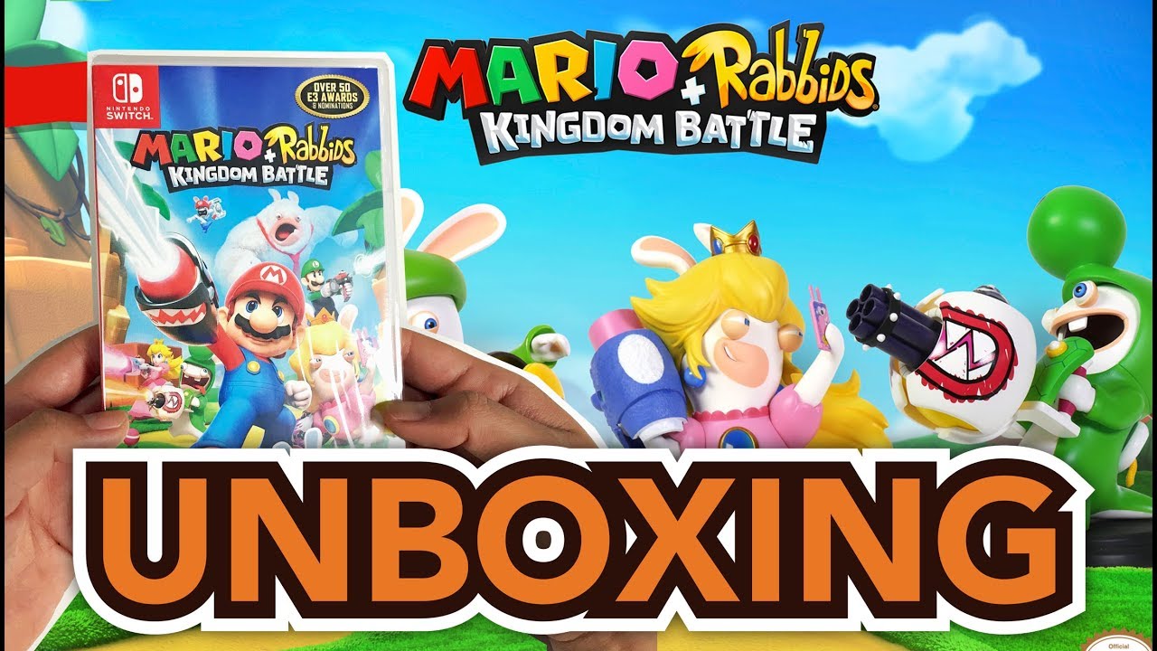 Mario + Rabbids Kingdom Battle (Nintendo Switch) Unboxing !!