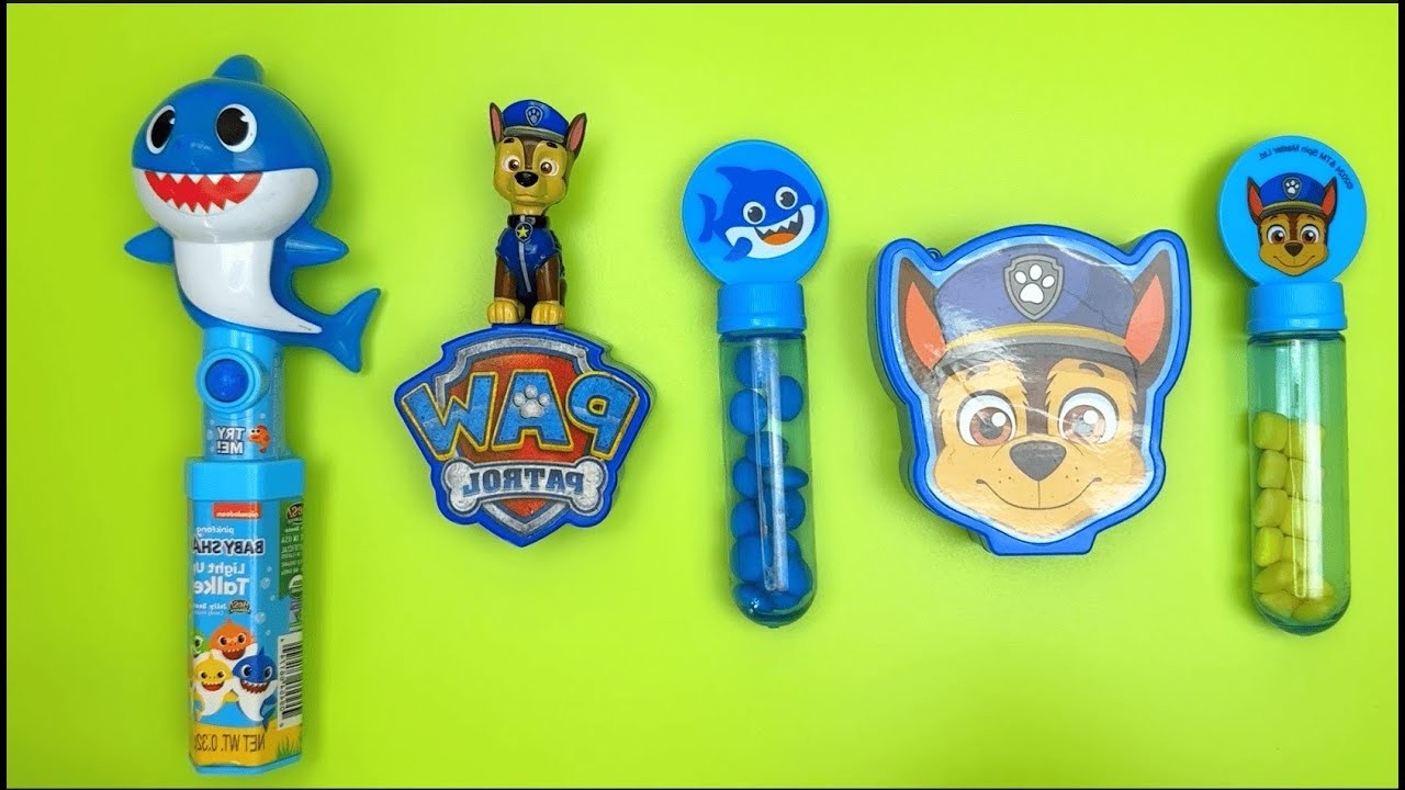 💙❤️ PAW PATROL satisfying Candy ASMR |Funny yummy Sweets and Toys Opening I Skye | Marshall | Chase