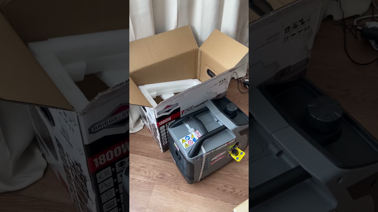 Инвертор Briggs and Stratton P2400. Распаковка / Inverter generator BRIGGS&STRATTON p2400 unpacking