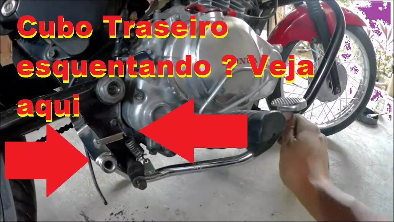 Pedal de Freio Titan 150 (Moto esquentando cubo)