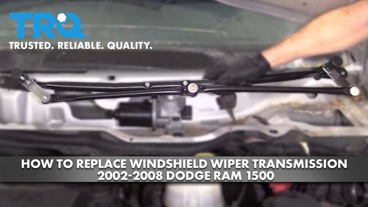 How to Replace Windshield Wiper Transmission 2002-2008 Dodge RAM 1500