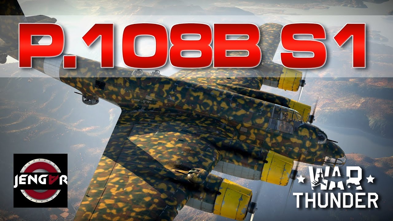 War Thunder: P.108B serie 1 [Gunnery Problem!]