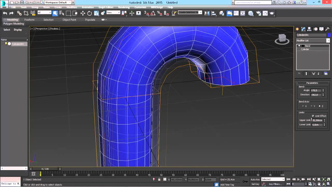 3ds Max для начинающих урок 12 ( модификаторы часть 1 )