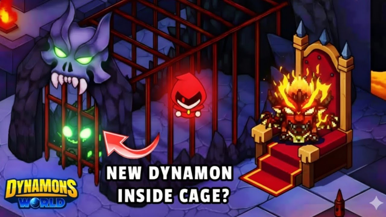 Sumsum & New Dynamon Inside Cage 🤯 | Underworld Castle Chapter 10 In Dynamons World #dynamonsworld 
