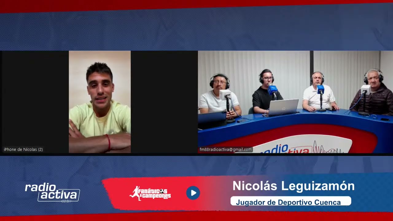 Nos acompaña Nicolás Leguizamón, jugador de Deportivo Cuenca