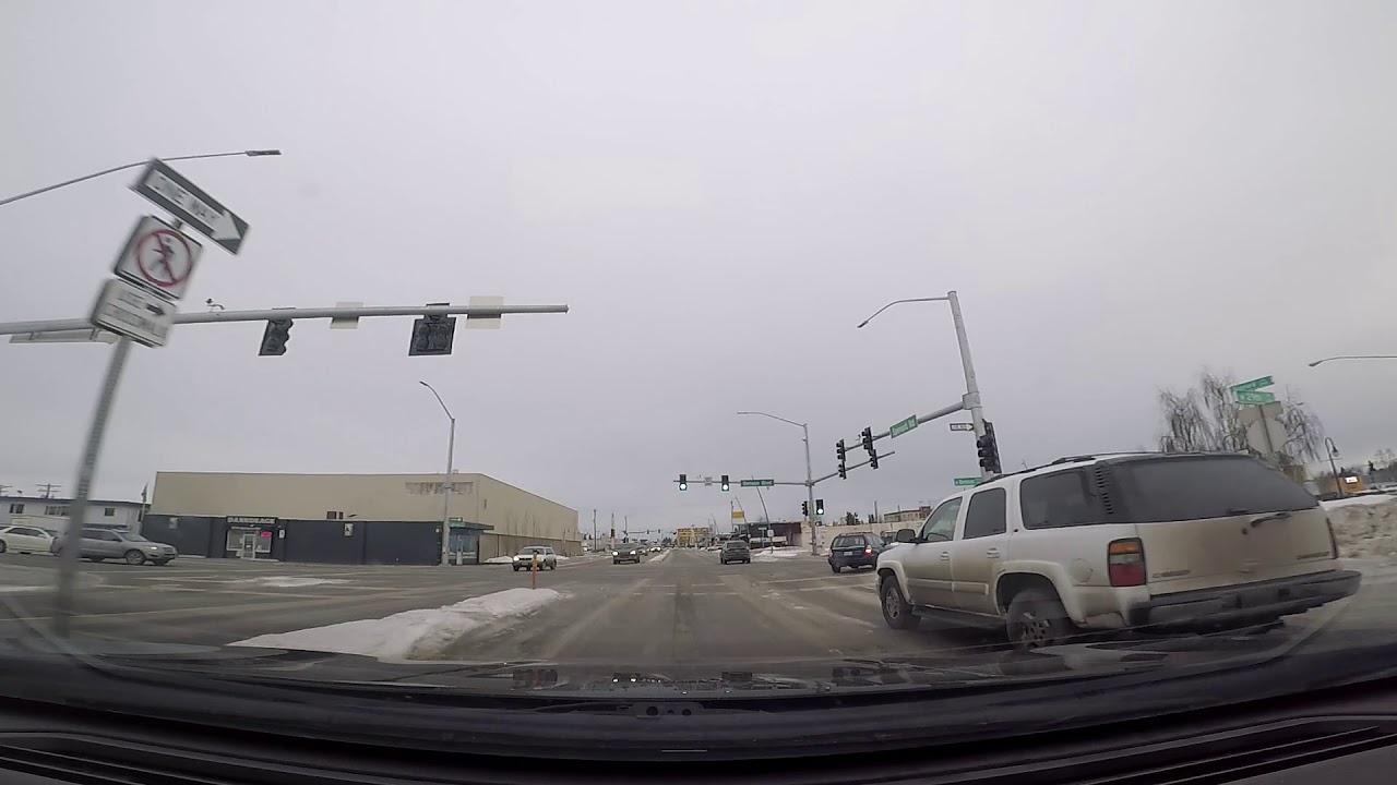 ALASKA DRIVE - Anchorage Sunday Errands - January 27th 2019