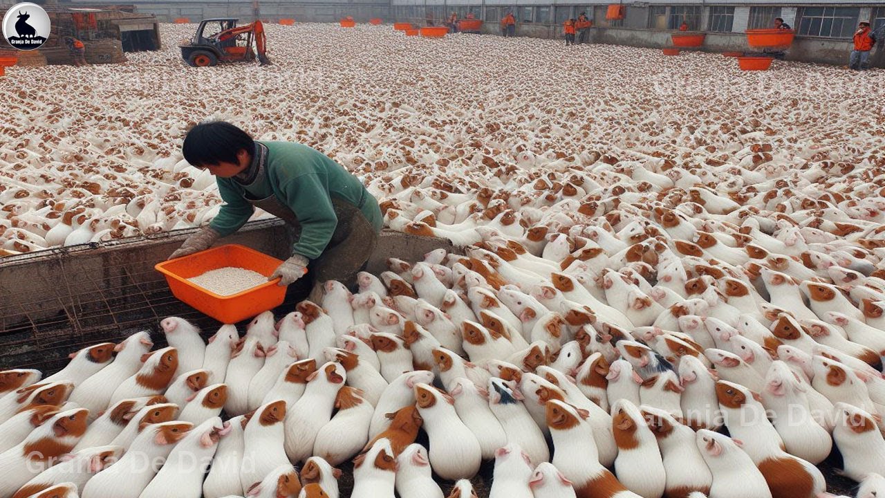 ¿Cómo gana China 3 millones de dólares al año criando conejillos de indias? - Granja de Cuyes