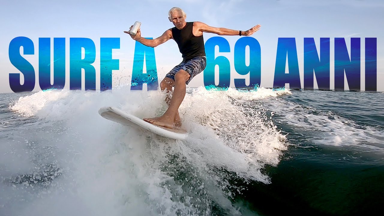 SURF A 69 ANNI nel mare ADRIATICO?!