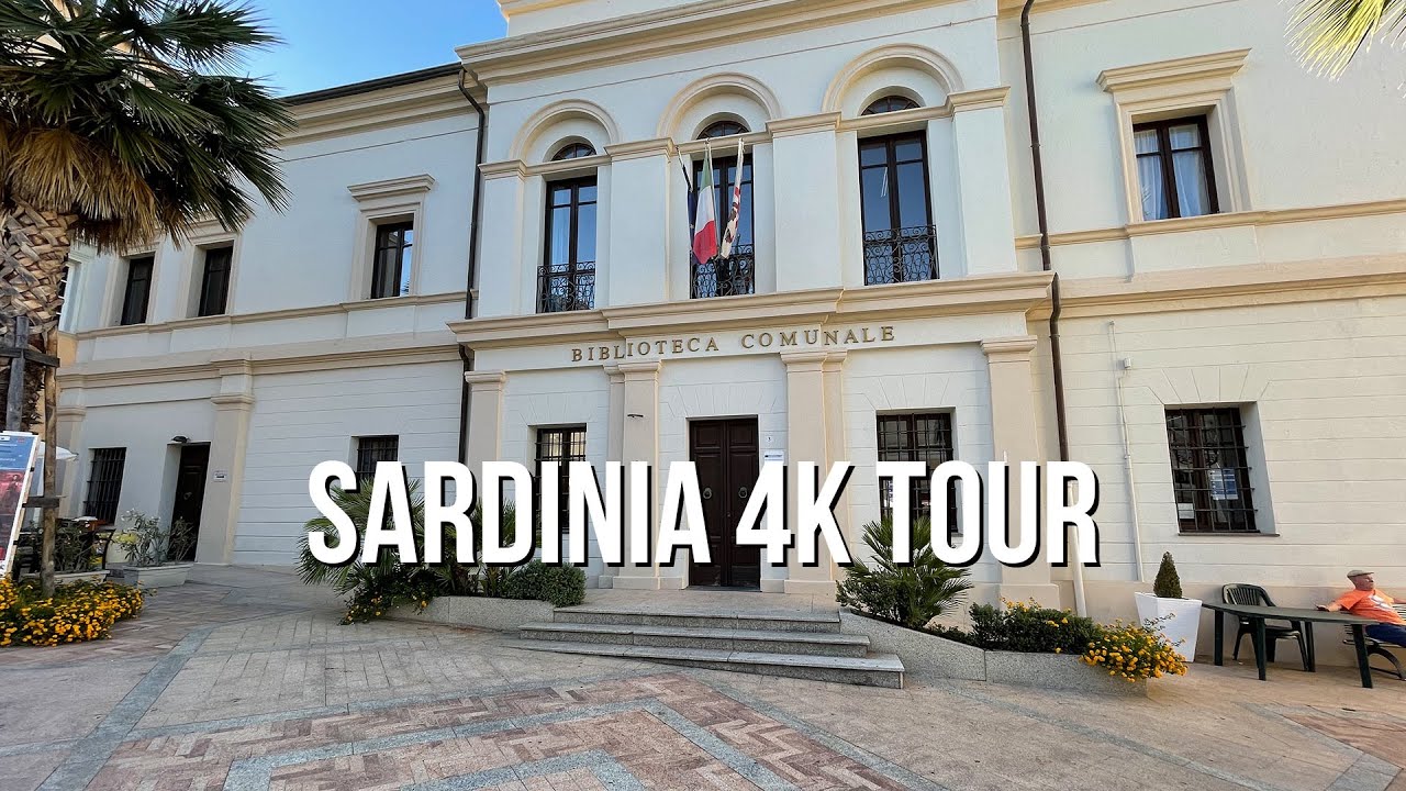Olbia, Costa Smeralda, City walking virtual tour. Sardinia 4K Прогулка по городу Ольбия Сардиния