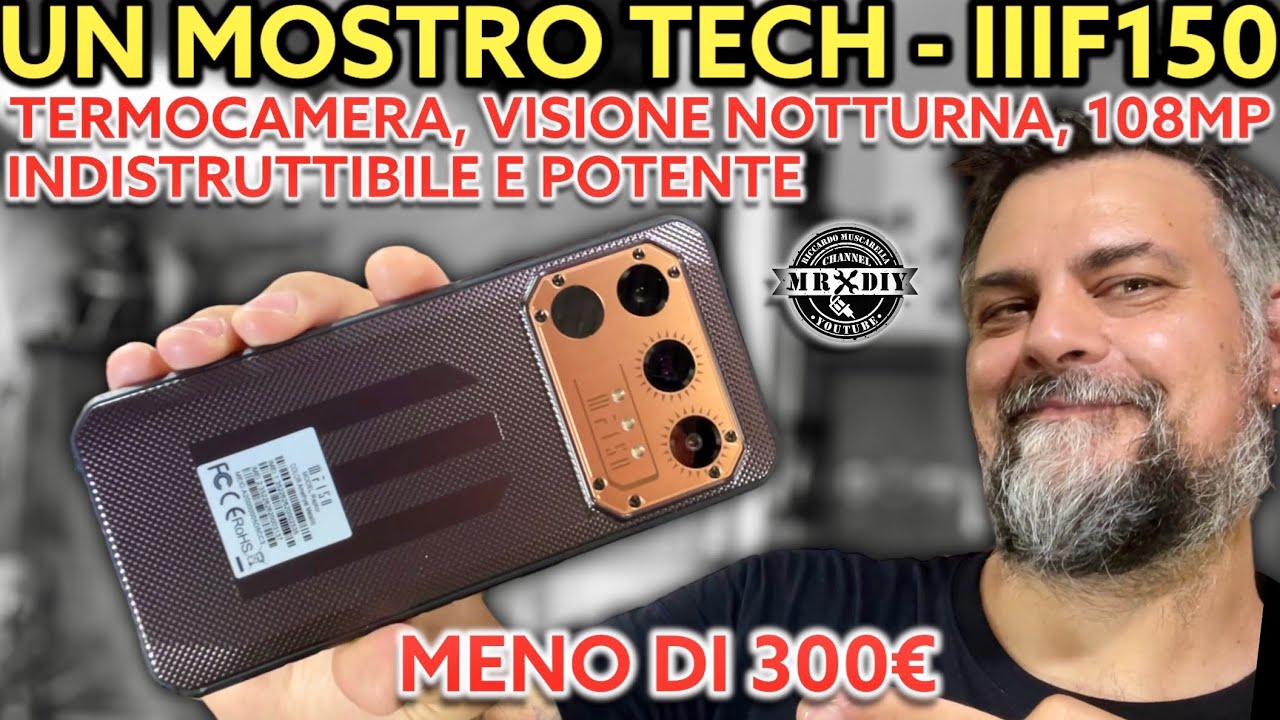 Meno di 300€ per questo smartphone rugged da 108MP termocamera IR da 64mp #iiif150 #raptor #keepwild
