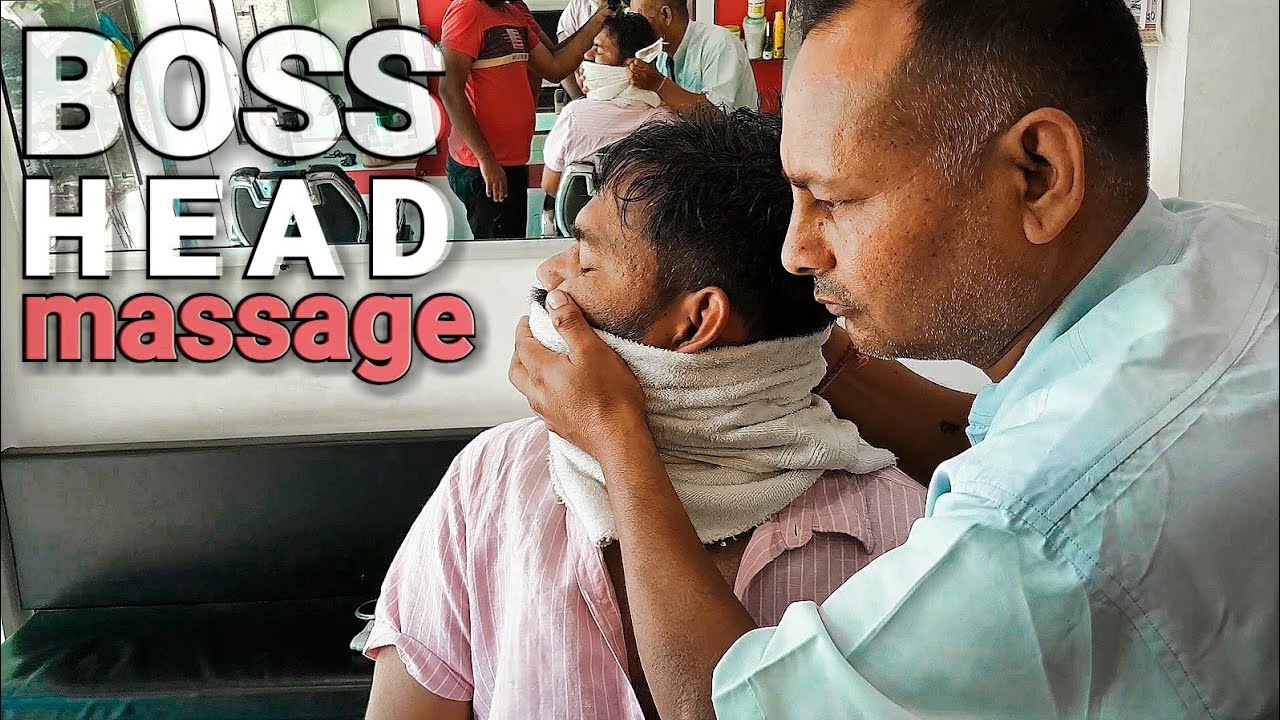 Boss head massage with neck cracking( travel series 5)