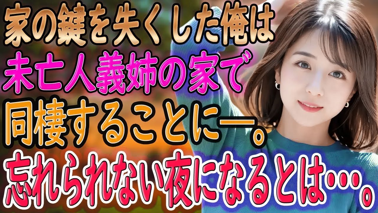 【馴れ初め 感動】【総集編】未亡人になった美しい姉と一緒に暮らす事になった俺。するとある日→「今晩いいかな？」忘れられない夜になるとは【朗読】