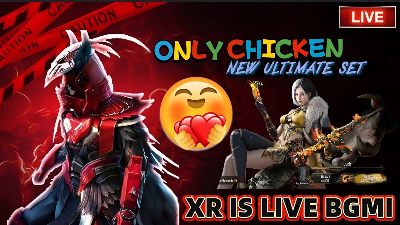 bgmi live / squad + fun + chicken dinner 🍗
