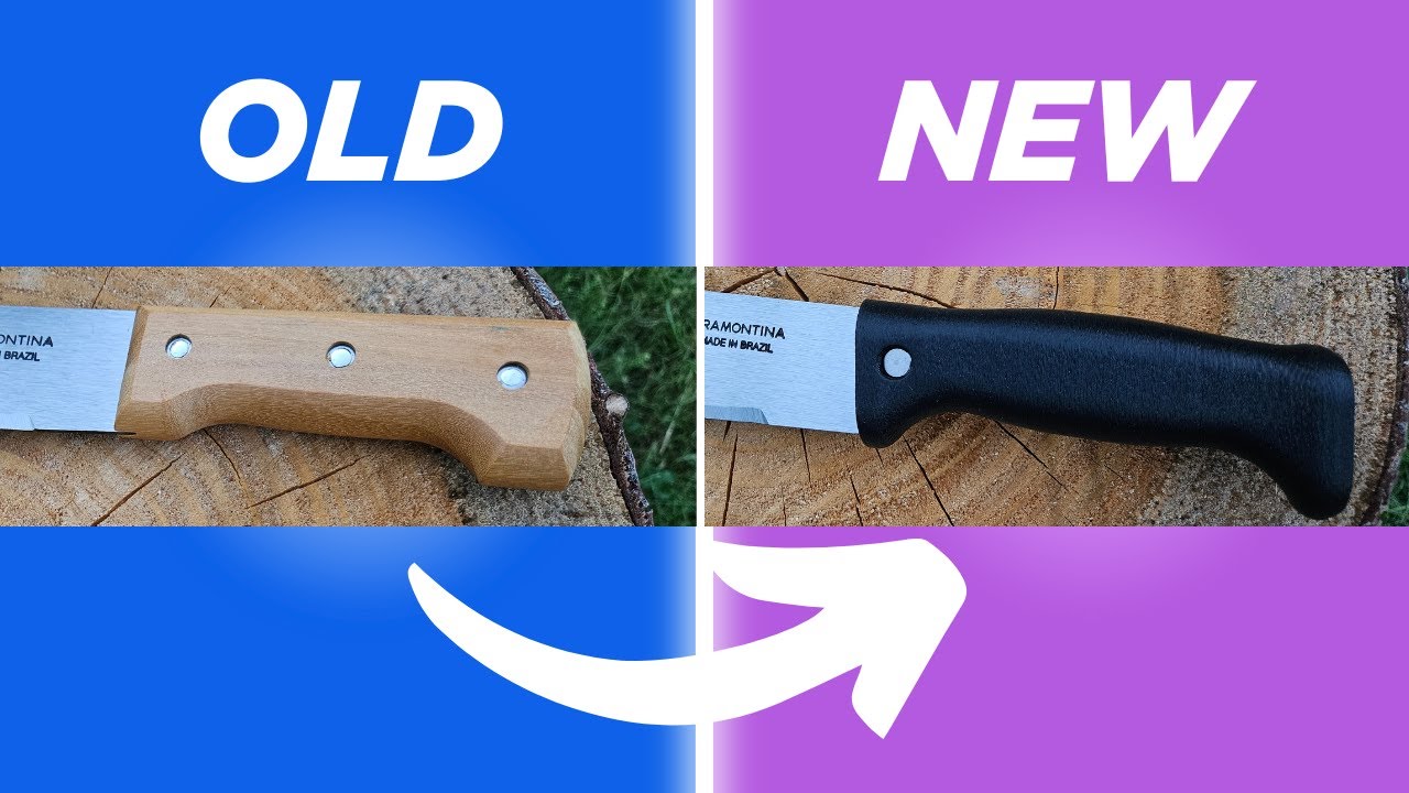 Easy handle upgrade for Tramontina machetes